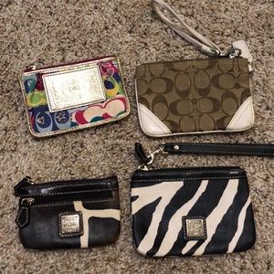 Dooney & Bourke and coach wristlets